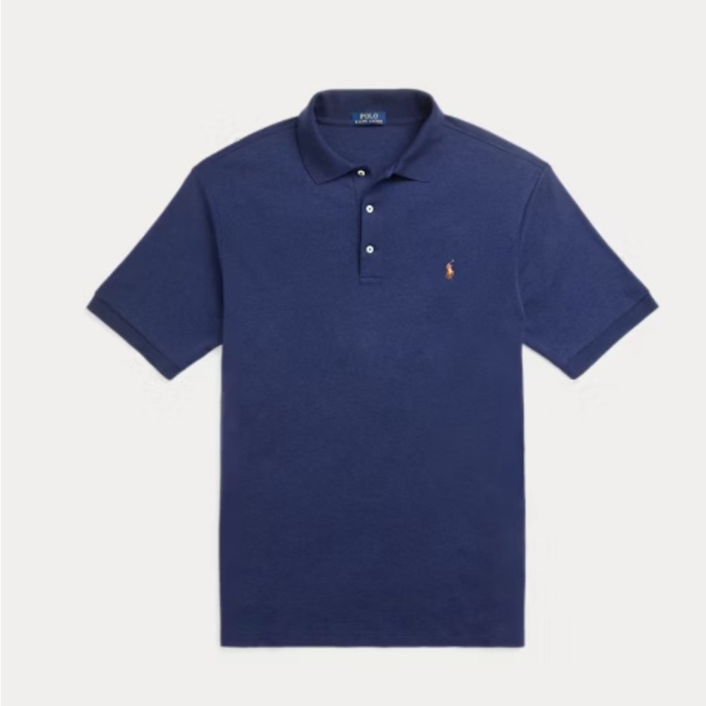 Ralph Lauren 4XB polo in Navy Pima Cotton. Excellent Condition.